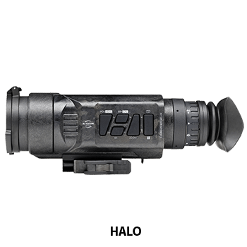 Side view of a N-Vision HALO thermal weapon sight.
