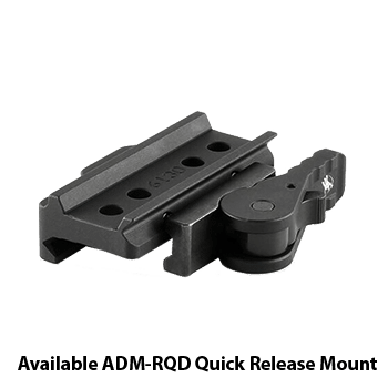 Photo of the ADM-RQD quick release mount accessory (not included).