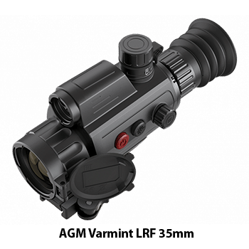 Photo of a AGM Varmint 35mm LRF thermal riflescope.