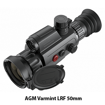 Photo of a AGM Varmint 50mm LRF thermal riflescope.