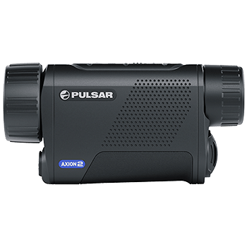 Side view of a Pulsar Axion 2 XQ35 thermal monocular.