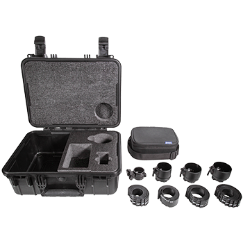 Pulsar Krypton FXG50 thermal front attachment carrying case and accessories.