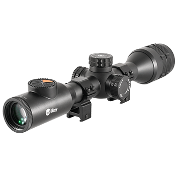 Angle view of a Infiray Outdoor BOLT-C thermal riflescope.