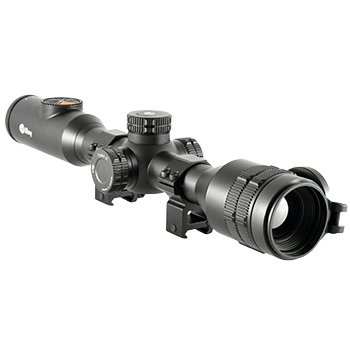Angle view of a Infiray Outdoor BOLT TL35 V2 thermal riflescope.