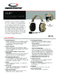 AMP Headset Connectorized Data Sheet (PDF)