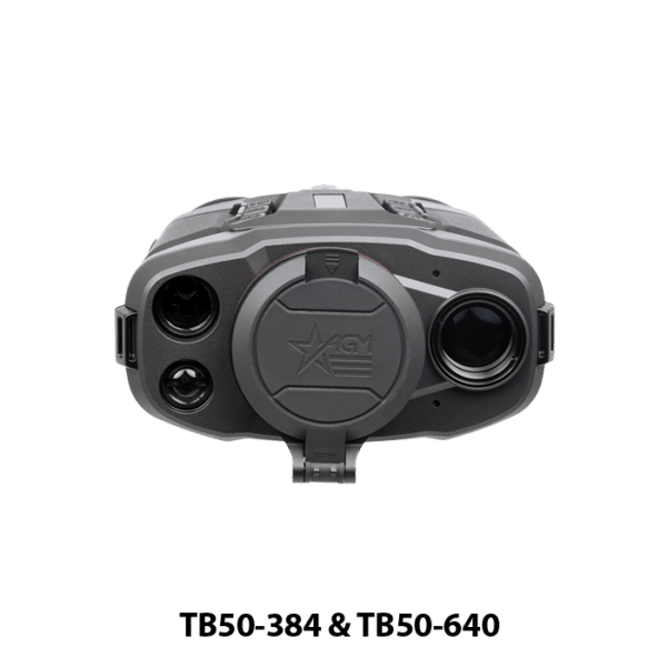 AGM Voyage LRF TB50 thermal fusion binoculars shown from the front view.